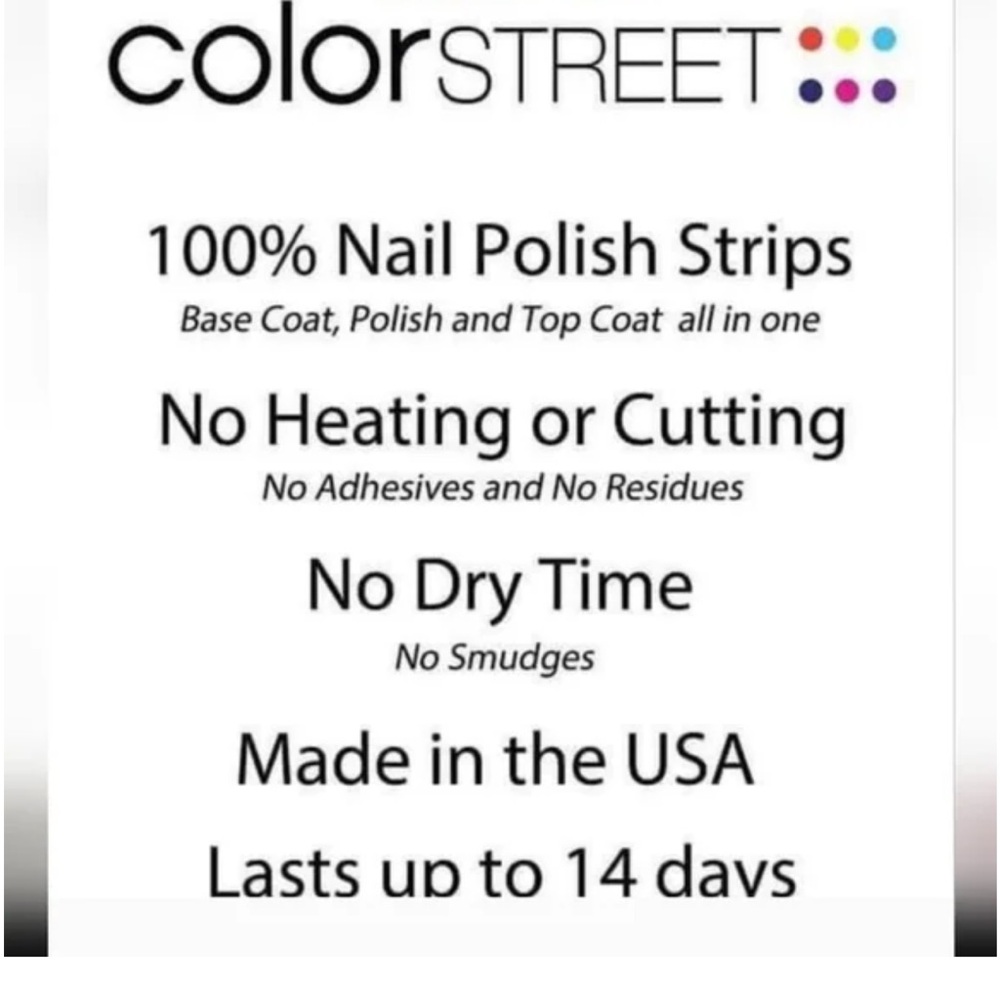 Desert Flora nail strips from Color Street. New with tags - Picture 4 of 8